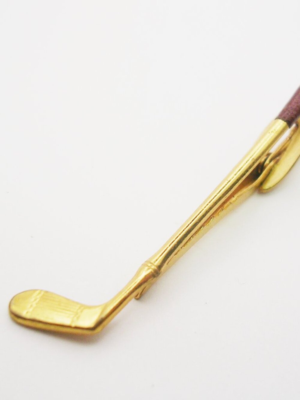 Vintage Golf Club Tie Clip Bar classic Formal Wear Accessory Men Wedding Jewelry